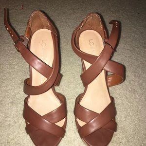 Brown Lauren Conrad wedges